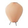Lampe Cocoon avec abat-jour plissé rose éclairage 50 's
