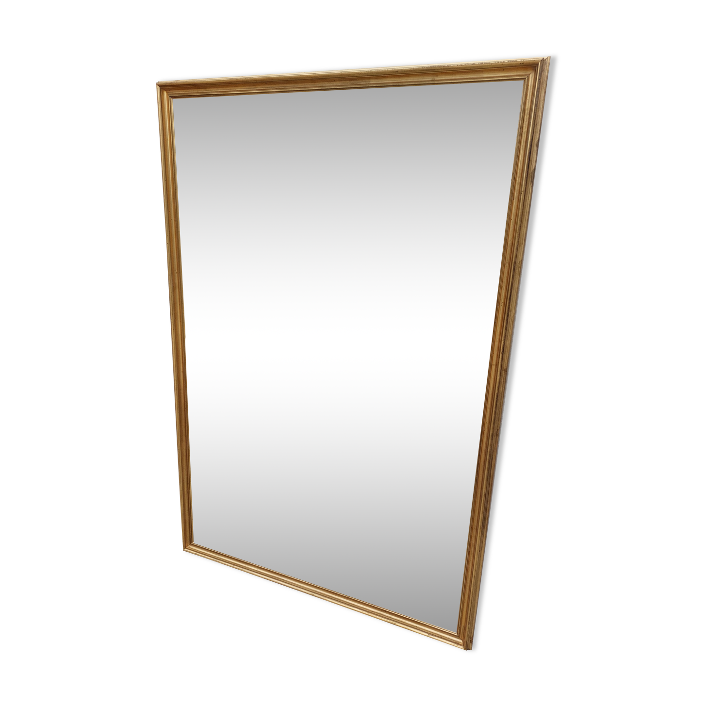 Mirror mirror mirror golden wood bistro style -1m68x1m15