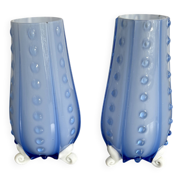 Paire de vases Murano vintage