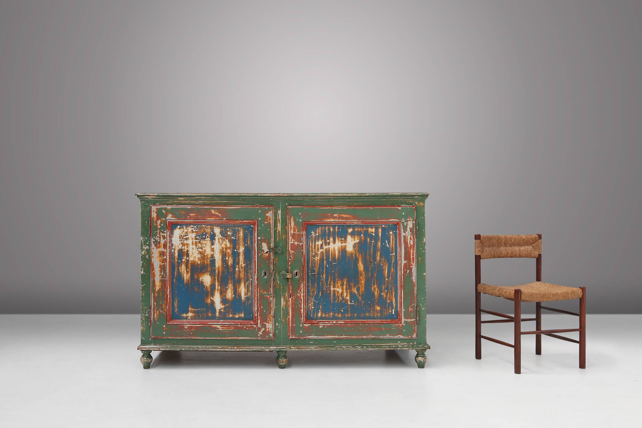 French rustic cabinet 1920