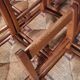 Lot de 8 chaises Reconstruction 1950 Chêne et paille