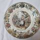 Assiettes en faïence sarreguemines : les Bretons