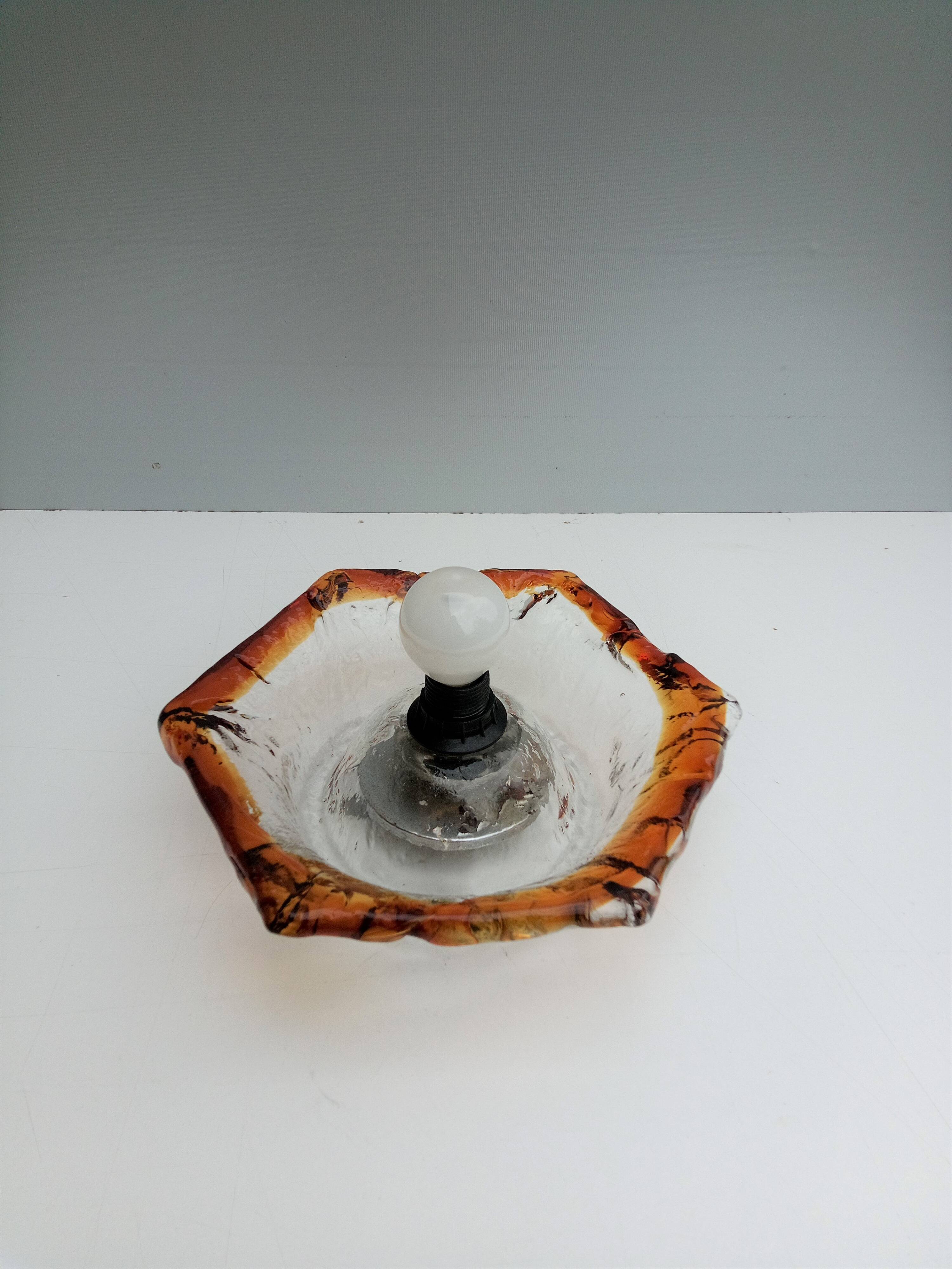 Applique en verre de Murano, 1970