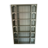 Painted wooden wall shelf