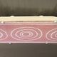 Pink glass wall lamp Ikea Gyllen Julia Treutiger vintage 1990
