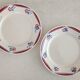 2 Lunéville Art Deco iron earth plates