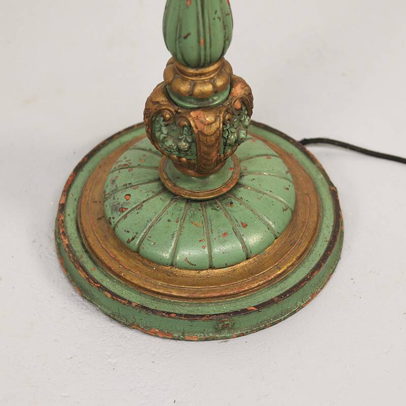 Standing antique English floor lamp