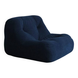 Kali blue armchair by Michel Ducaroy for Ligne Roset