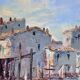 Peinture huile sur toile port de Martigues