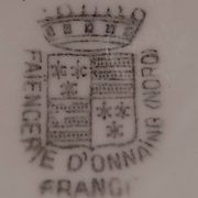 Earthenware salad bowl from onnaing nord