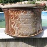 Sandstone planter pot cover