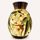Art Deco vase by Charles Catteau for Boch Frères Keramis, decor D.1847,