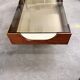 Vintage Space Age Coffee Table with Smoke Glass Table Top, 1960s