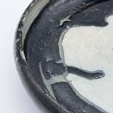 Modernist decorative plate, Sweden 1970s, signed