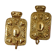 Pair Of Baroque Style Swedish Brass Sconces
