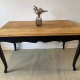 Regency style table in solid oak