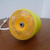 Yellow Opaline Glass Bulb Lamp by Ingo Maurer for M Design, 1960s