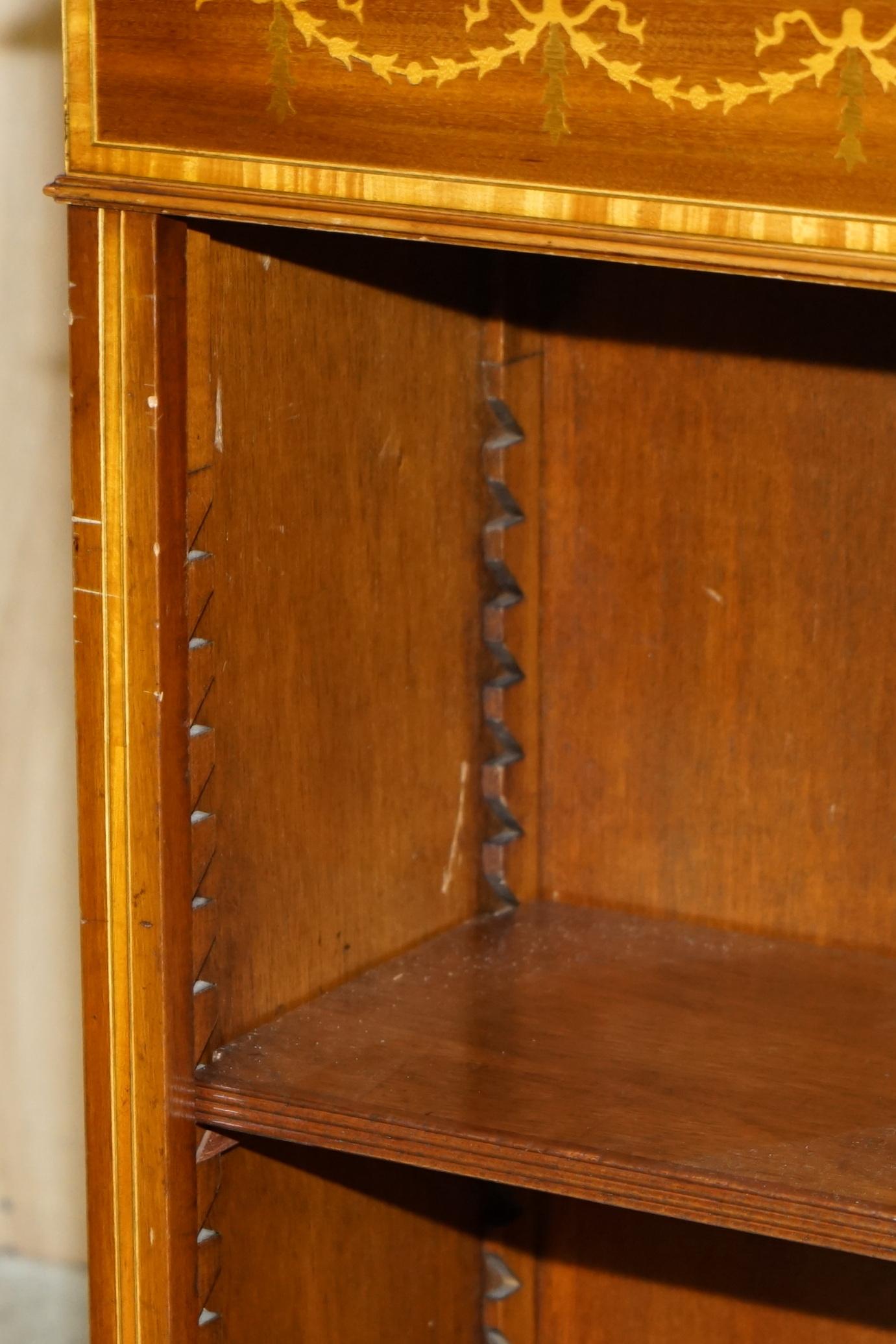 Open dwarf library Sheraton Revival Brights of Nettlebed