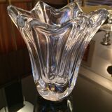 Signed Daum France Crystal Tulip vase