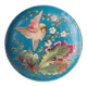 Exotic bird plate late 19th century - B & Cie Creil & Montereau