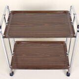Folding serving in chromed metal vintagedanois