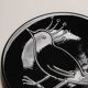 CERAMIC PLATE WITH BIRD DECOR, ROBER PICAULT, 1950s