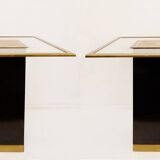 Pair of End Sofa or side Tables in the style of Roger Vanhevel, 1970s