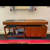 Suspended console rosewood of rio