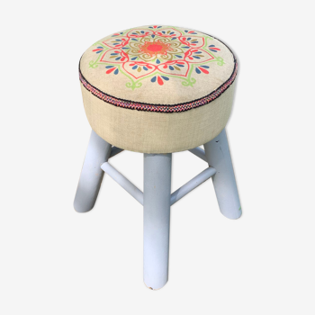 Tabouret repose pied vintage