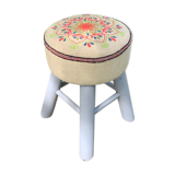 Tabouret repose pied vintage