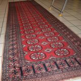 Tapis Vintage Bukhara Uzbek en Laine, Années 1960, Élégance Authentique