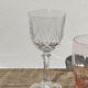 8 antique chiseled crystal stems - classic wine glasses