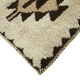 Handwoven antique anatolian beige runner rug 105 cm x 310 cm