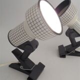 Pair of vintage clip-on spotlights