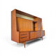 Scandinavian vintage teak library enfilade Denmark design -1960