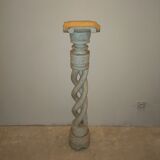 Carved wooden column