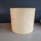 Large vintage lampshade with dried flowers