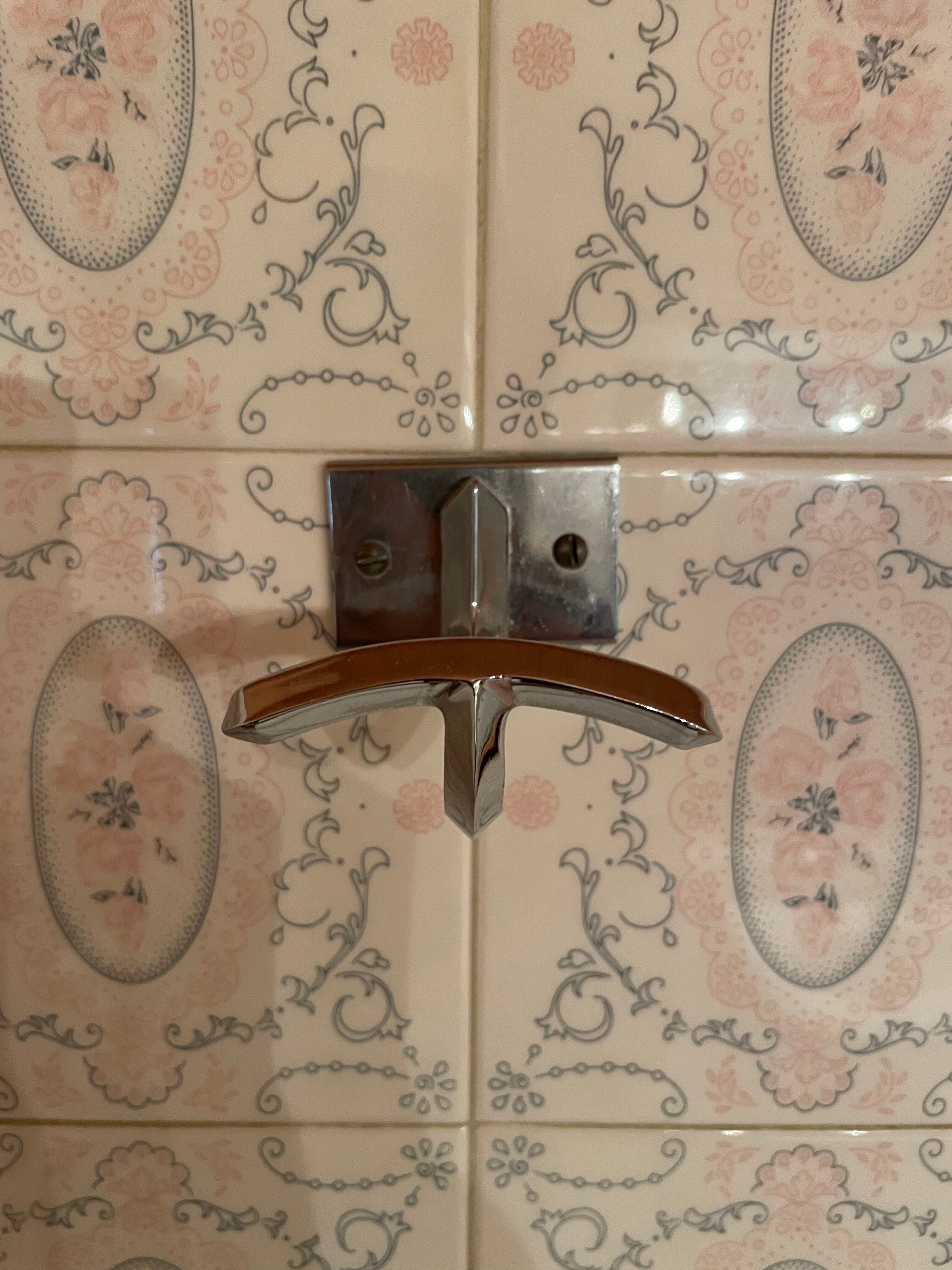 Patère mural vintage acier