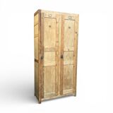 Vintage wooden wardrobe from 1940.