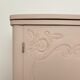 Petite commode rose rénovée