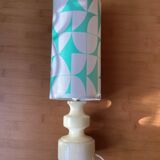 Vintage alabaster foot lamp