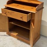 Petit meuble de rangement et secrétaire en pin vintage