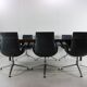 Set of six Preben Fabricius and Jørgen Kastholm conference / dining chairs
