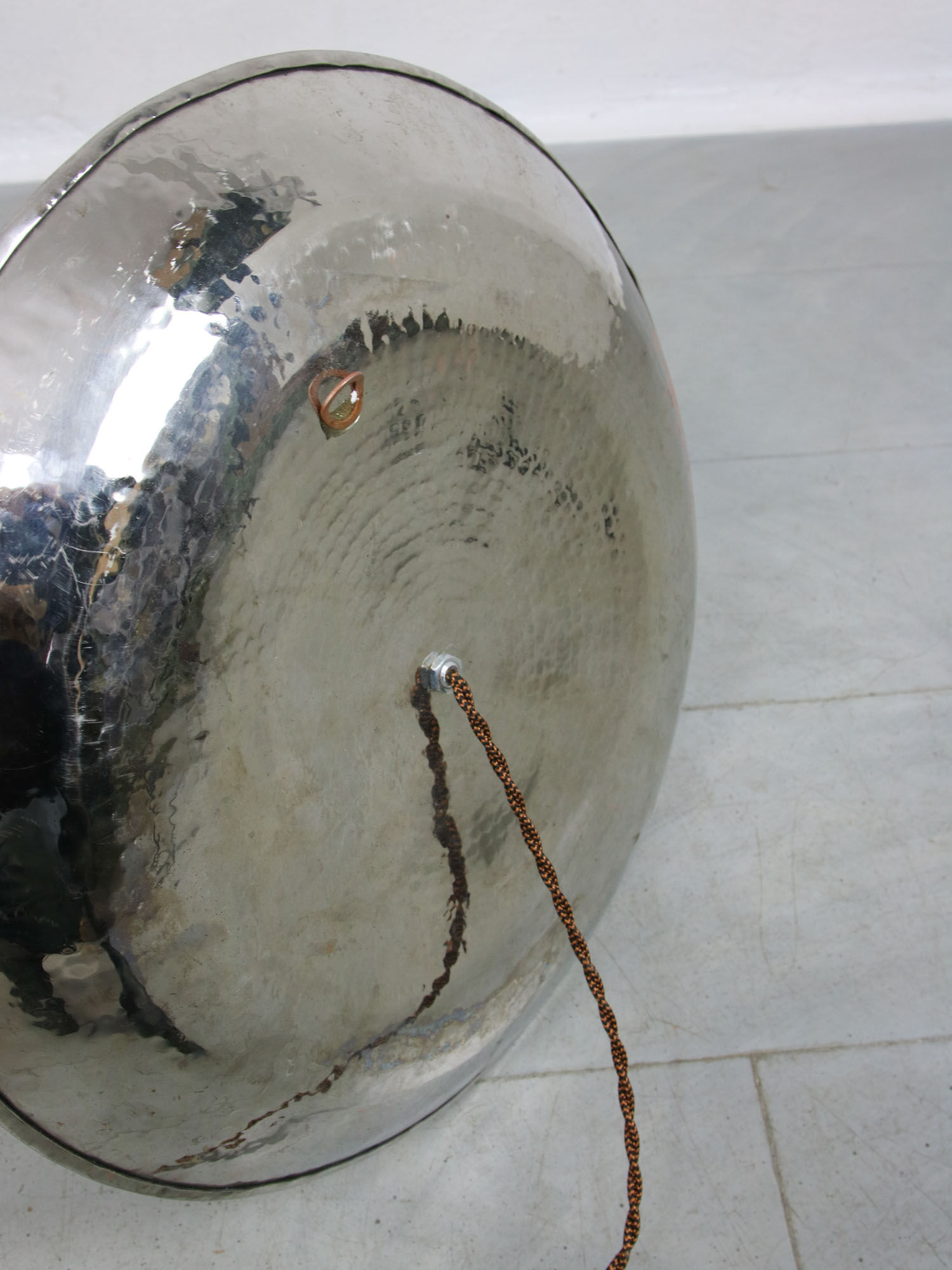 Vintage chrome eye wall lamp, 70s