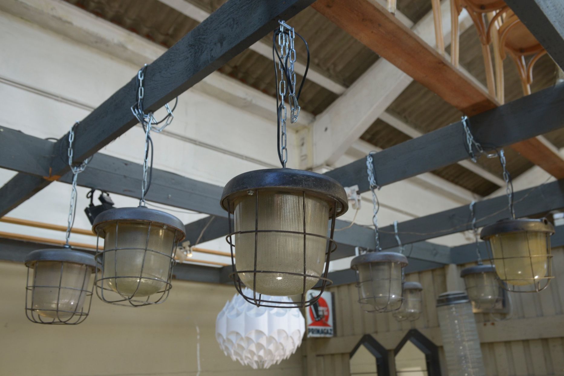 Old cast iron street lanterns 1920