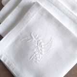 Embroidered tablecloth and 12 towels