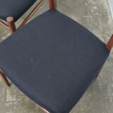Set of 3 teak dining chairs