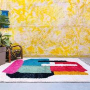 Abstract Moroccan rug - Beni Ouarain rug 2.5/1.5