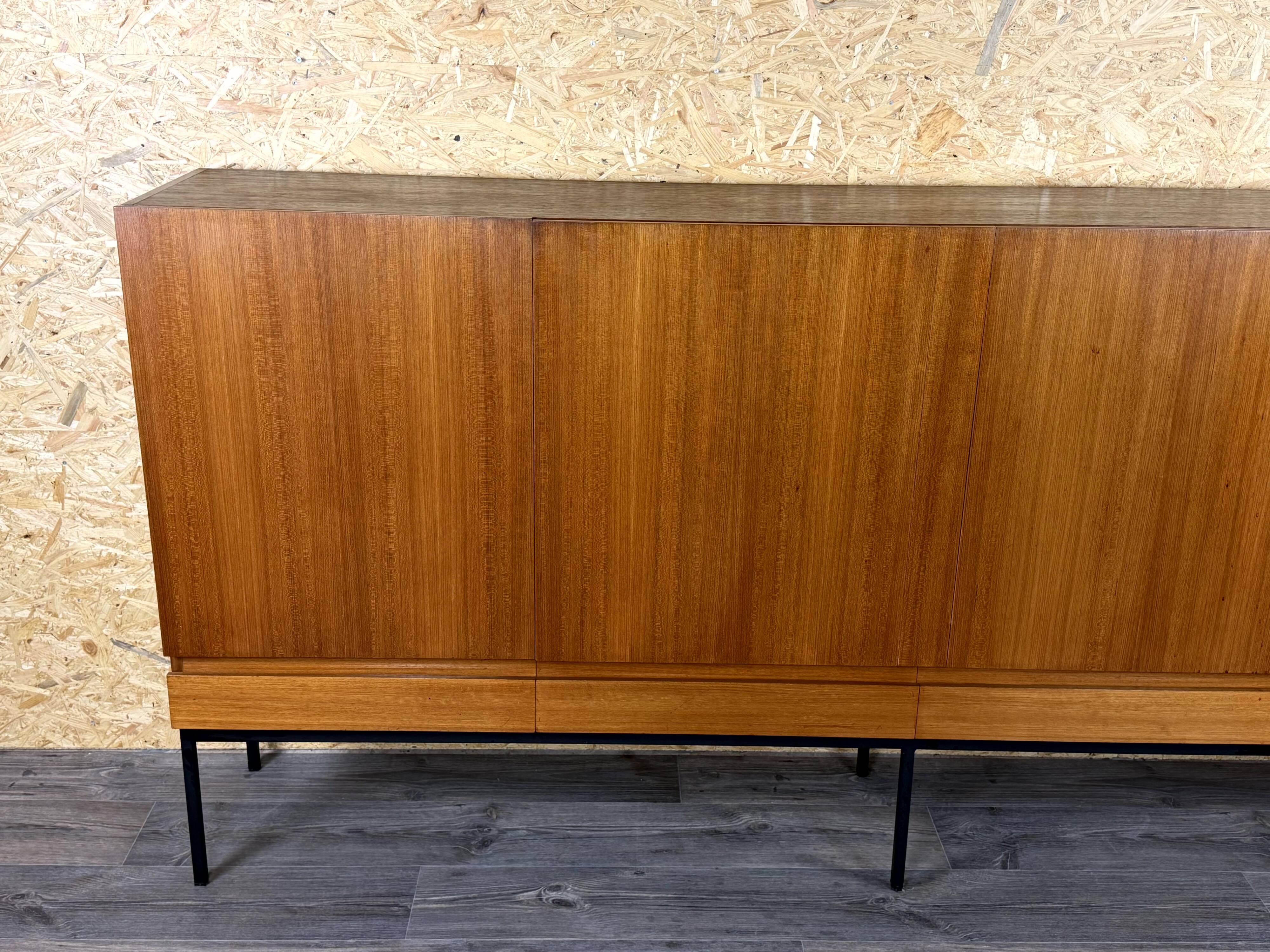 Buffet haut B60 en teck par Dieter Waeckerlin pour Behr, années 1960-1970