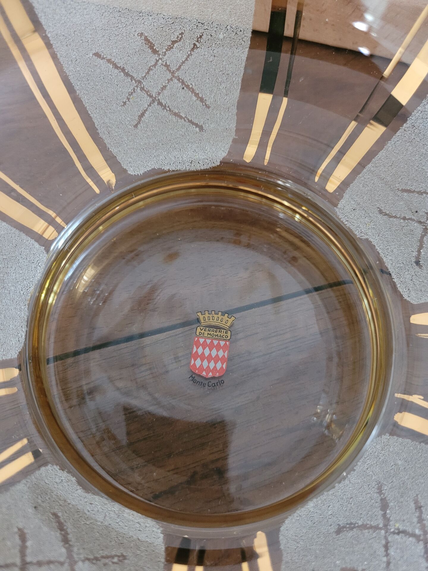 Saladier avec 4 coupes Verrerie de Monaco